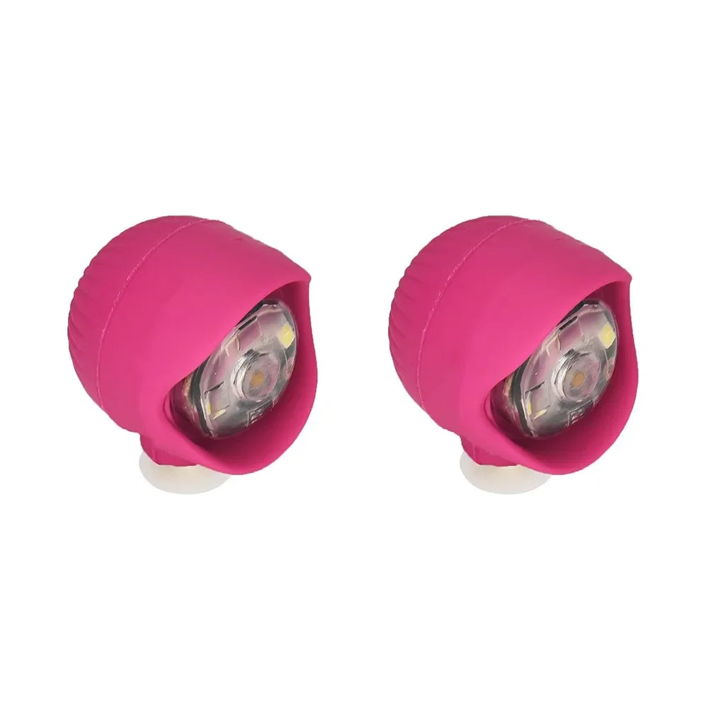 2pcs LED Shoe Lights Charms Accessories Wholesale Non-Rechargeable, Walks & Dog Walks, Shoes Charms, 3 Flashing Lighting Modes