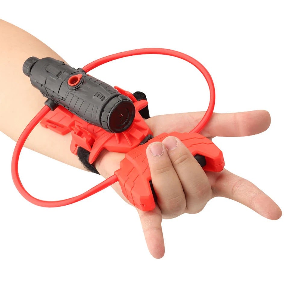 UNGH Spider Launcher Water Gun Summer Summer Beach Wrist Shooting Game Toy Plastic with Gloves For Children Water Fight Game