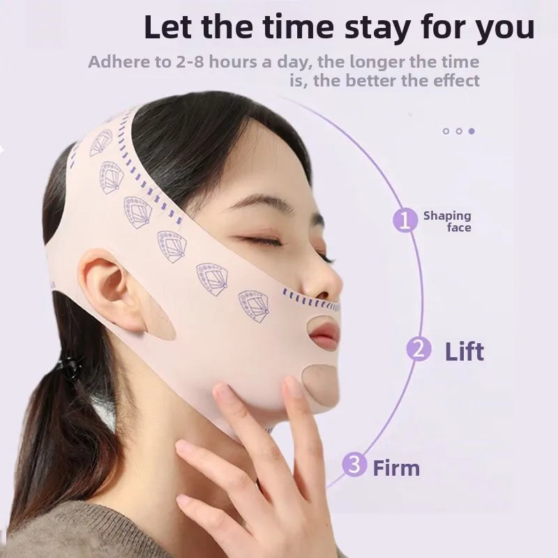 V Face Bandage for Sleeping with Face Lifting Small V Face