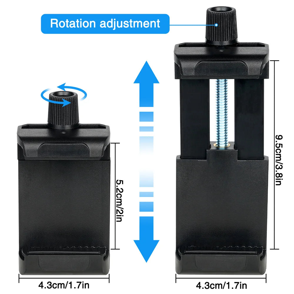 Universal Smartphone Head Strap Mount With Mobile Phone Holder Clip for Iphone 14 13 Xiaomi Huawei Samsung for Action Camera POV