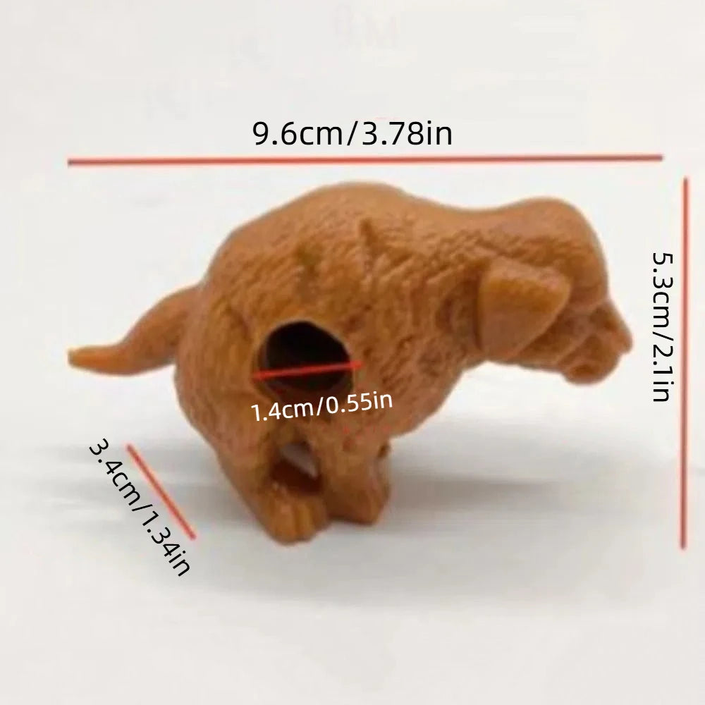 Funny Puppy Poop Toothpaste Dispenser Cartoon Squeezer Dog Butt Toothpaste Cap Creative Gag Gift Poop Toothpaste Topper Friends