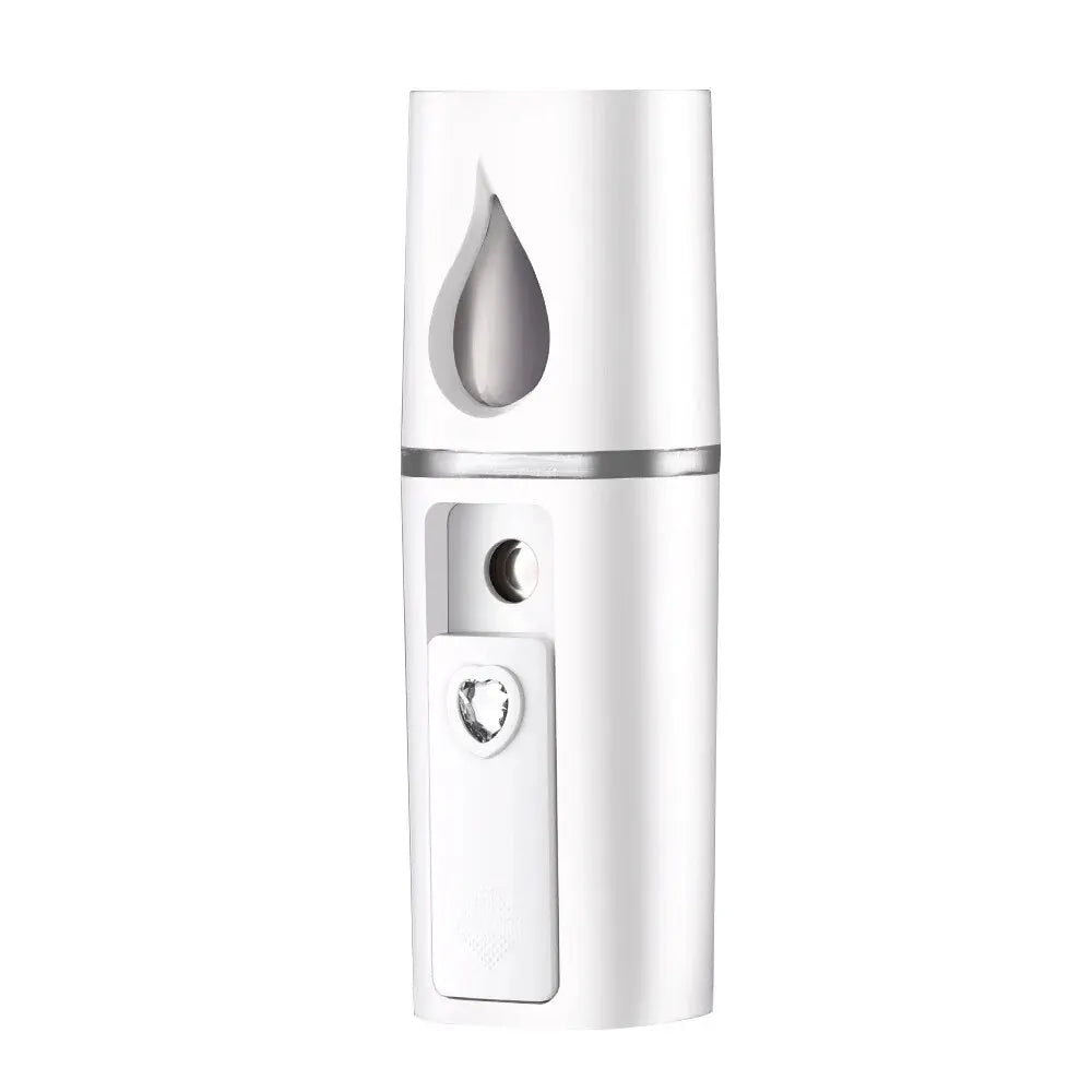 Mini Nano Mist Sprayer Cooler Facial Steamer Humidifier USB Rechargeable Face Moisturizing Nebulizer Beauty Skin Care