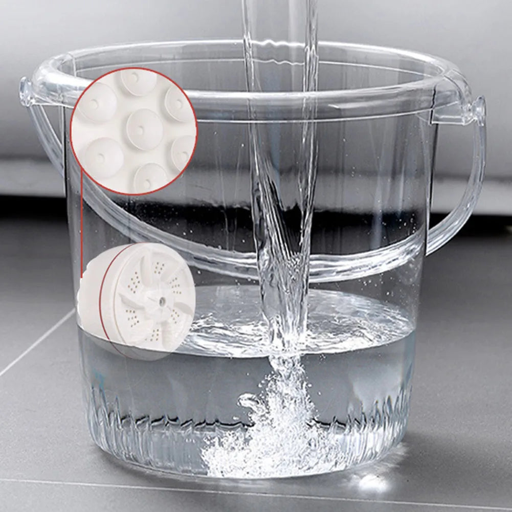 Mini Portable Washing Machine Turbocharging Lazy People Wash Socks USB White ABS Mini Portable Washing Machine Major Appliances