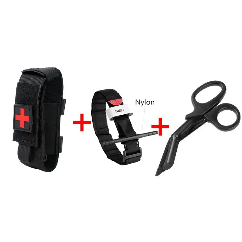 65cm/75cm/95cm Tourniquet Combat Medical Tourniquet Tactical Military Emergency With Pen First Aid Camping Equipment 1pcs