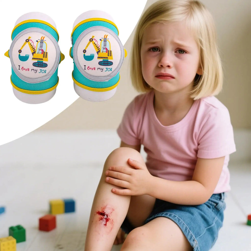 Kids Knee Pads 0-5 Years Breathable Kids Knee Brace Elastic Sleeve For Cycling Sports Girls Boys Walking Bike Outdoor Play