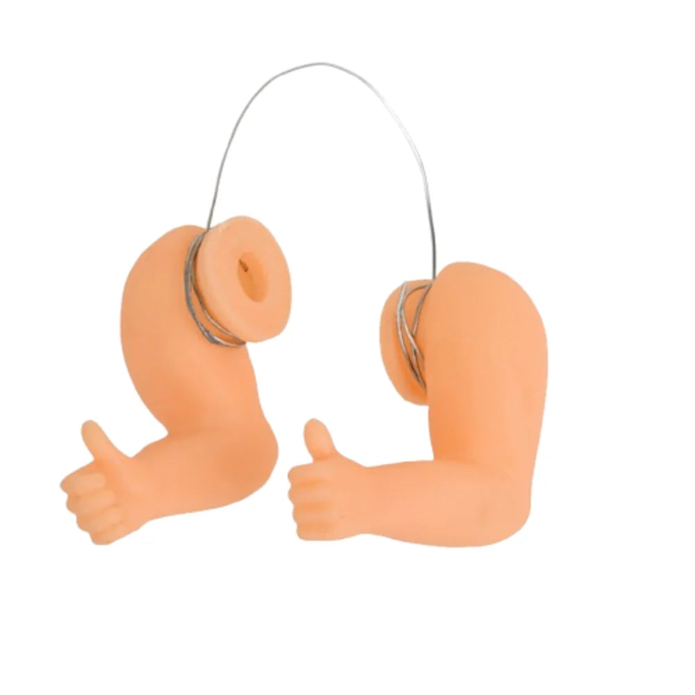 Funny Fighting Chicken Arms Toys Giant Arm Hulk Arms Chicken Forelimb Toy Novelty Artificial Chicken Arm Decoration Halloween