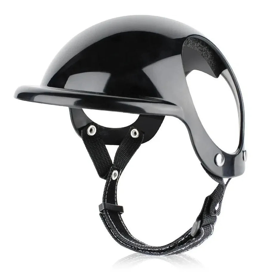 Cute Cat Headwear Dog Helmets with Ear Holes Adjustable Strap Pet Helmet Hat Hard Hat Photo Props Pet Ridding Cap Pet Supplies