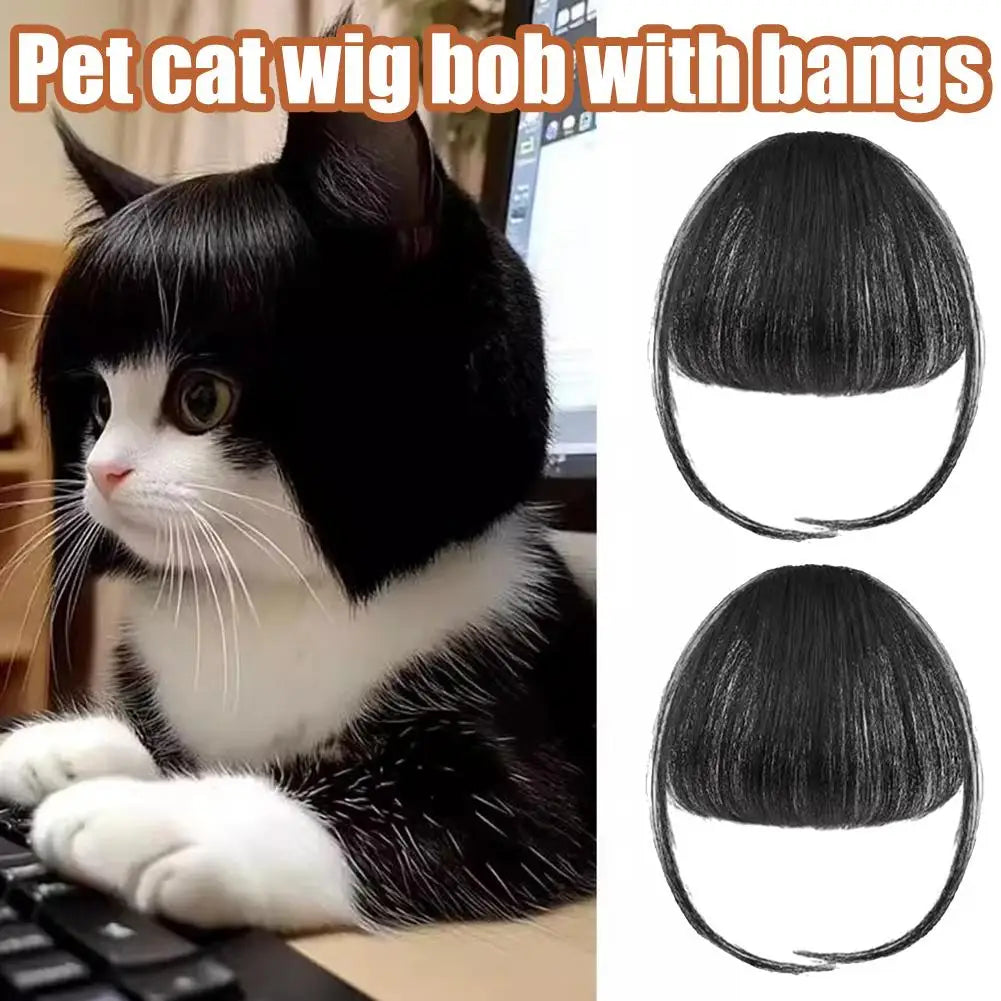 Cat Wig Accessories Dog Headdress Funny Costume Puppy Cosplay Dress Up Cute Pet Wig Cosplay Funny Props Head Accessories