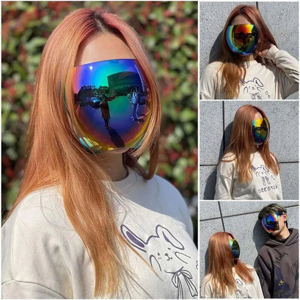 Full Face Protective Faceshield Glasses Goggles Women Men Sunglasses Covered Spherical Lens Anti-Spray Safety Sunglasses Men
