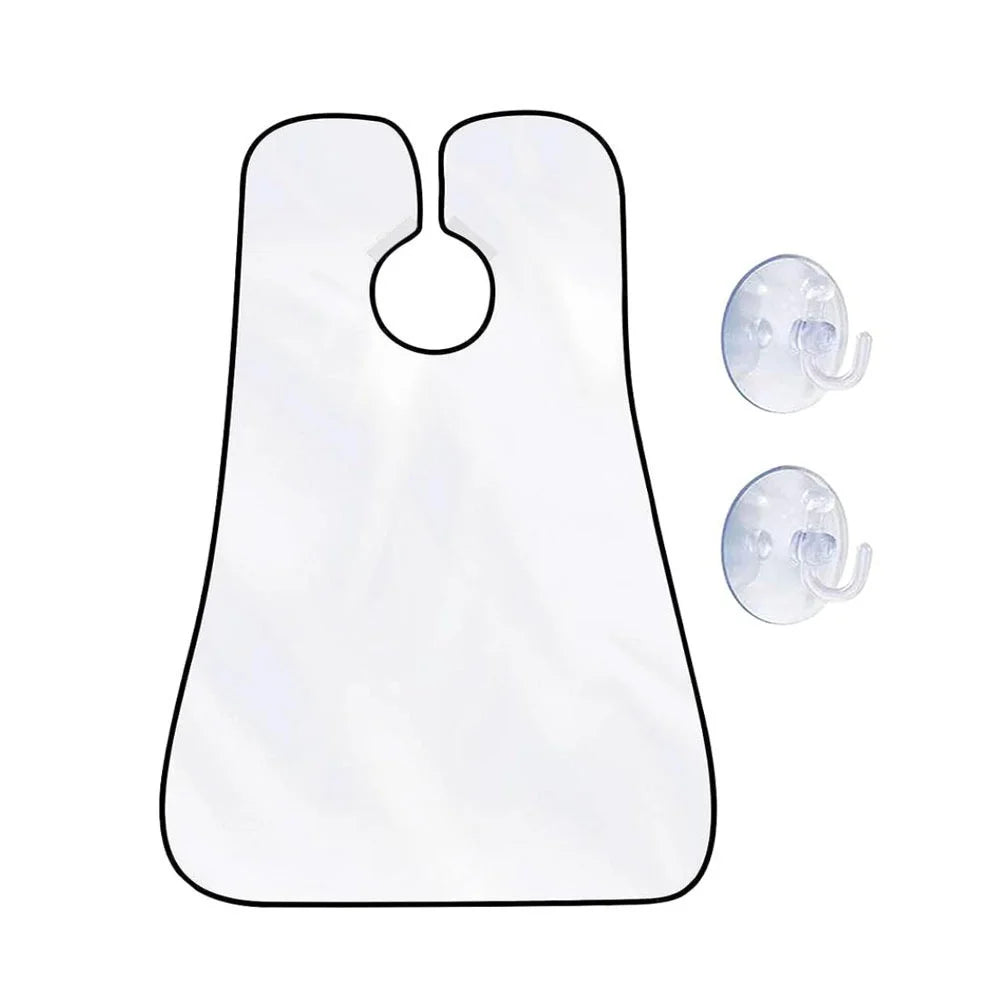 Shaving Men's Shave Beard Apron Shaving Cloth Belt Transparent Suction Cup Care Cleaning Beard Shave Apron Men's Gift