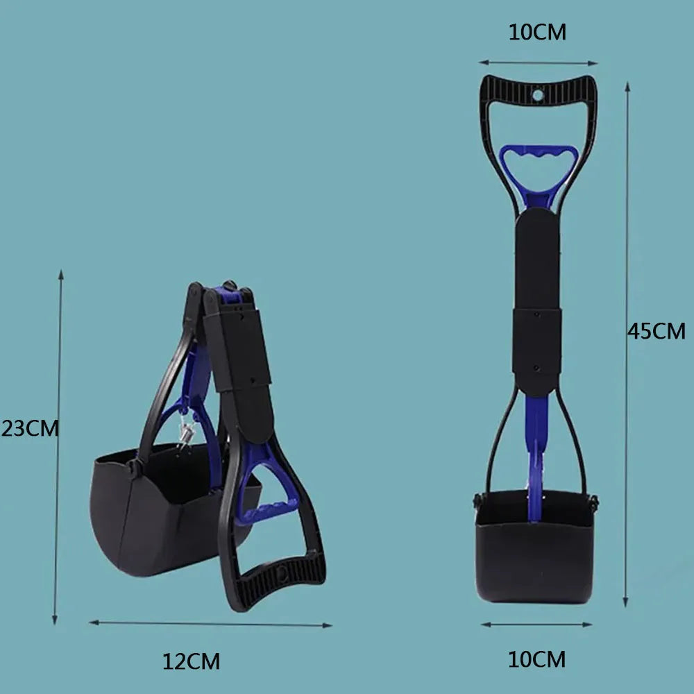 28cm/45cm Pet Poop Picker Pet Dog Long Handle Pet Pooper Scooper Dogs Cats Poop Scoop Up Clean Waste Cleaning Tools Pet Supplies