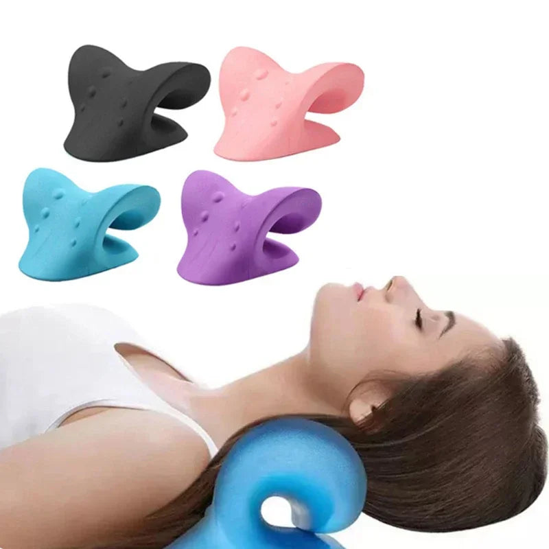 Premium Cervical Spine Massager for Neck Shoulder Relaxation - Support Correct Posture & Improve Sleep Quality
