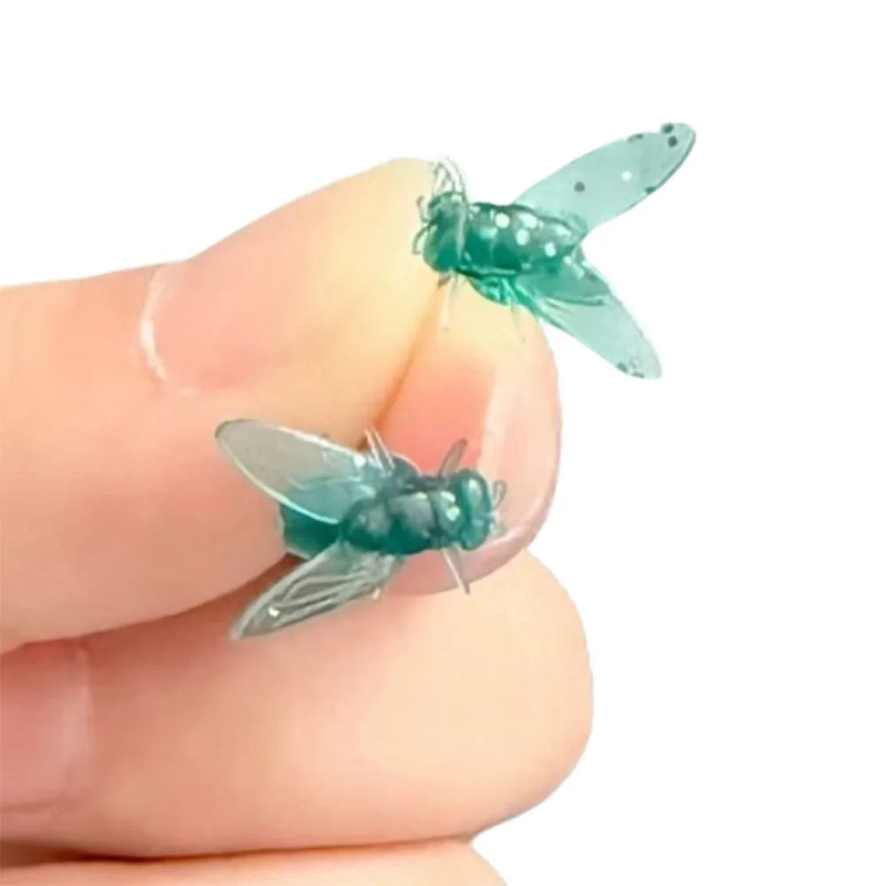 Fashion Creative Flies Studs Earrings Prank Simulation Mini Fly Earrings Realistic Funny Mosquito Ear Stud Popular Accessories