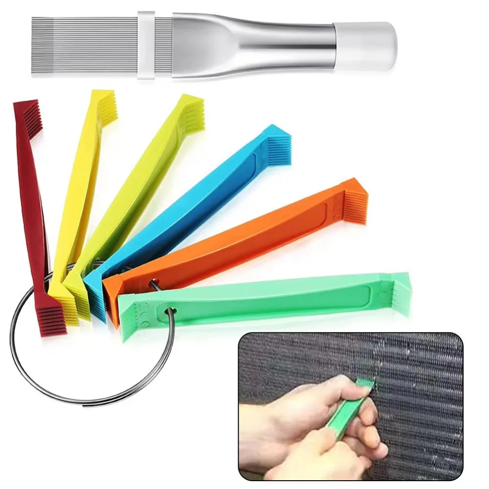 Multifunctional Air Conditioner Cleaning Fin Portable Cleaning Tool Fin Cleaning Comb Universal Condenser Cleaning Brush