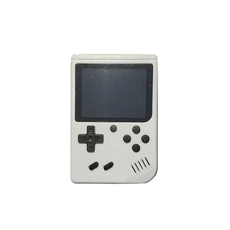 A Red Retro Classic Games Children's Handheld Small Game Console With Hundreds Of Game Charging Can Be Connected To The TV