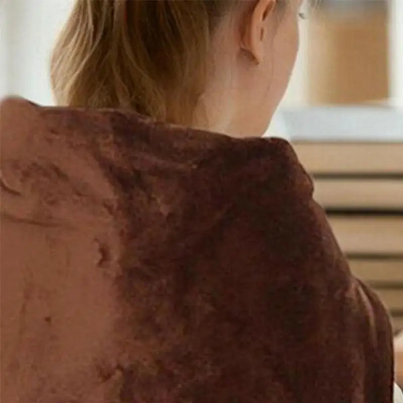 Electric Blanket Thickened USB Heating Shawl Pad Washable Warmer Blanket Winter Office Shawl Warm Blanket  Home Warm Blanket