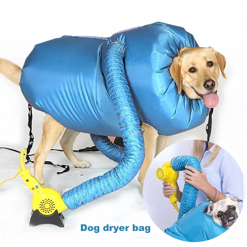 Folding Dog Dry Bag Bath Tools Dog Pet Hair Dryer Hair Dryer Cat Dry Bag Pet Cleaning Beauty Accessories