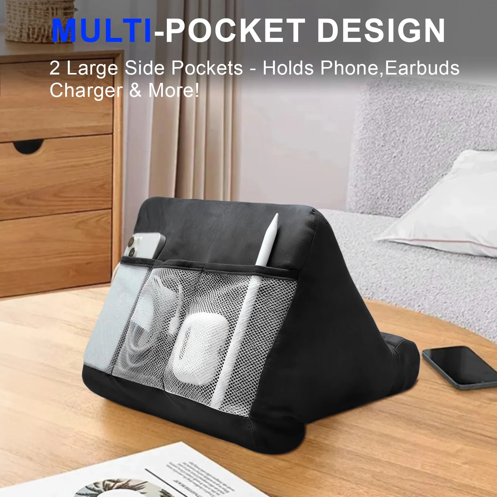 Sponge Pillow Tablet Stand Holder Pillow Pad Ultra Multi-Angle Soft Tablet Stand for Samsung Xiaomi Tablet Holder Reading Stand