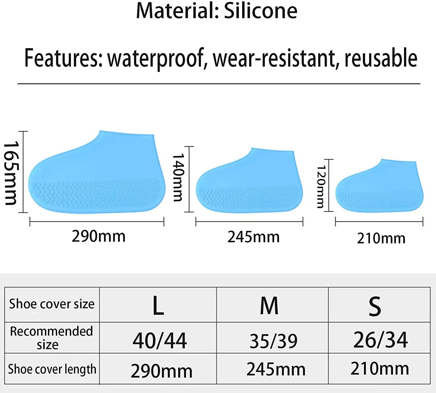6 color Vintage Rubber Boot Reusable Waterproof Rain Shoes Cover Non-Slip Silicone Overshoes Boot Cover Unisex Shoes Accessories