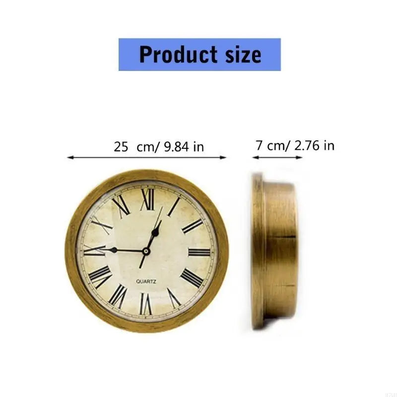 97QD Hiddens Safe Wall Clock Jewelry and Money Storage Box Practical Cash Container