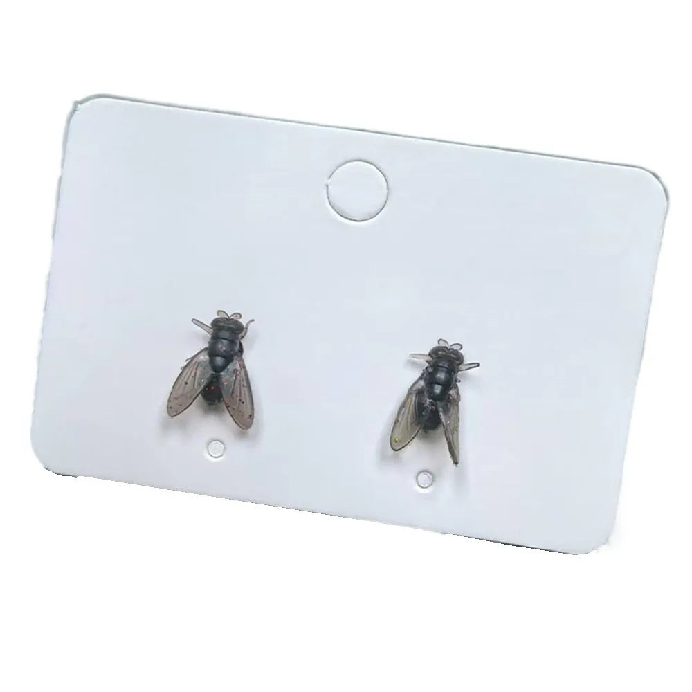 Fashion Creative Flies Studs Earrings Prank Simulation Mini Fly Earrings Realistic Funny Mosquito Ear Stud Popular Accessories