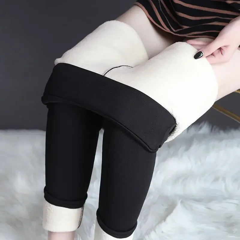 Thermal Stockings Woman Fleece Tights Sexy Winter Warm Pantyhose Translucent Slim Thicken Tights Elastic Velvet Pantyhose Thin