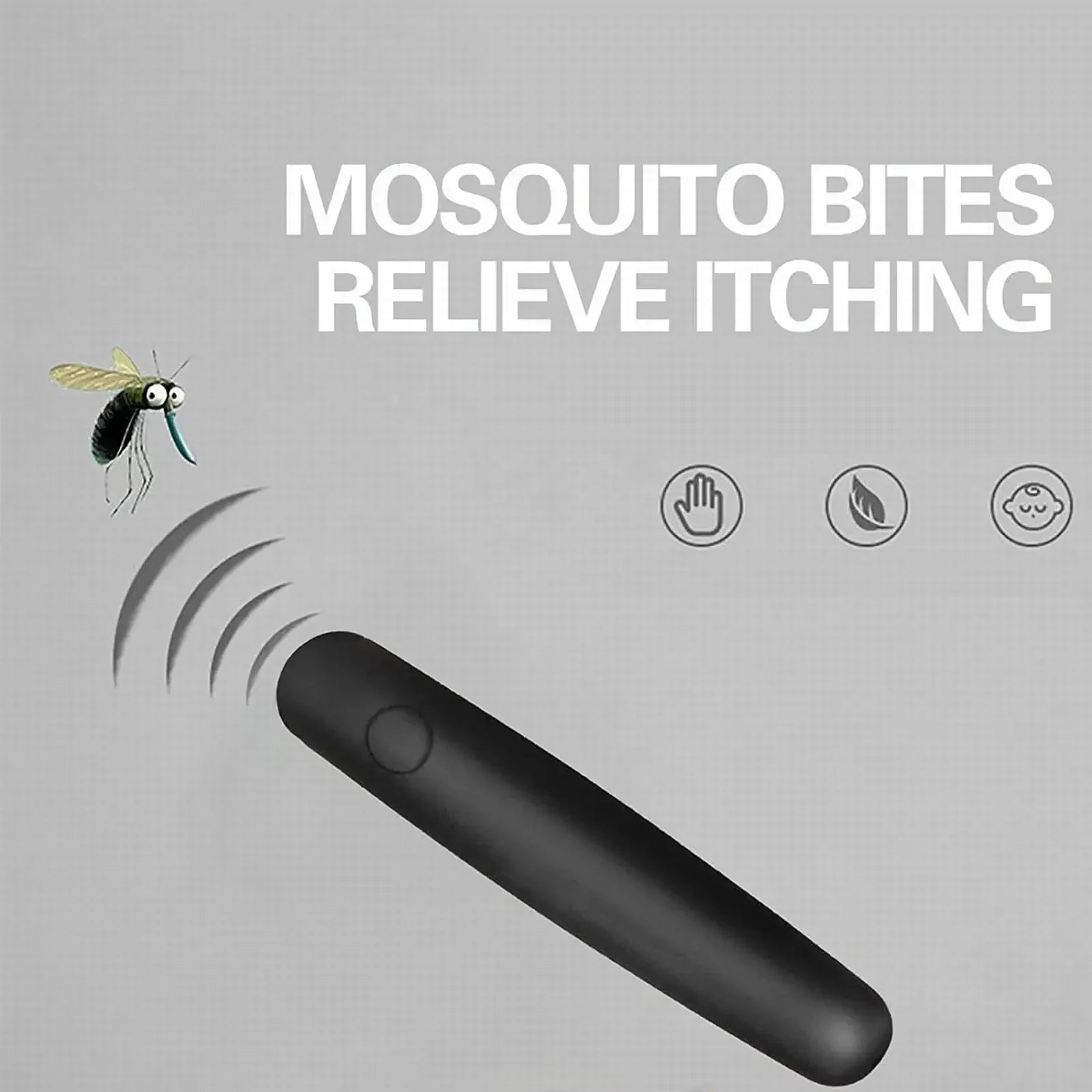 For Itching Bite Insect Mosquito Portable Pen Black Relieve Adult Children Anti-itch Physical Itch Stick Stop Antipruritic