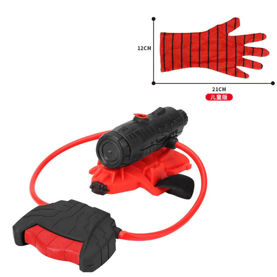 UNGH Spider Launcher Water Gun Summer Summer Beach Wrist Shooting Game Toy Plastic with Gloves For Children Water Fight Game