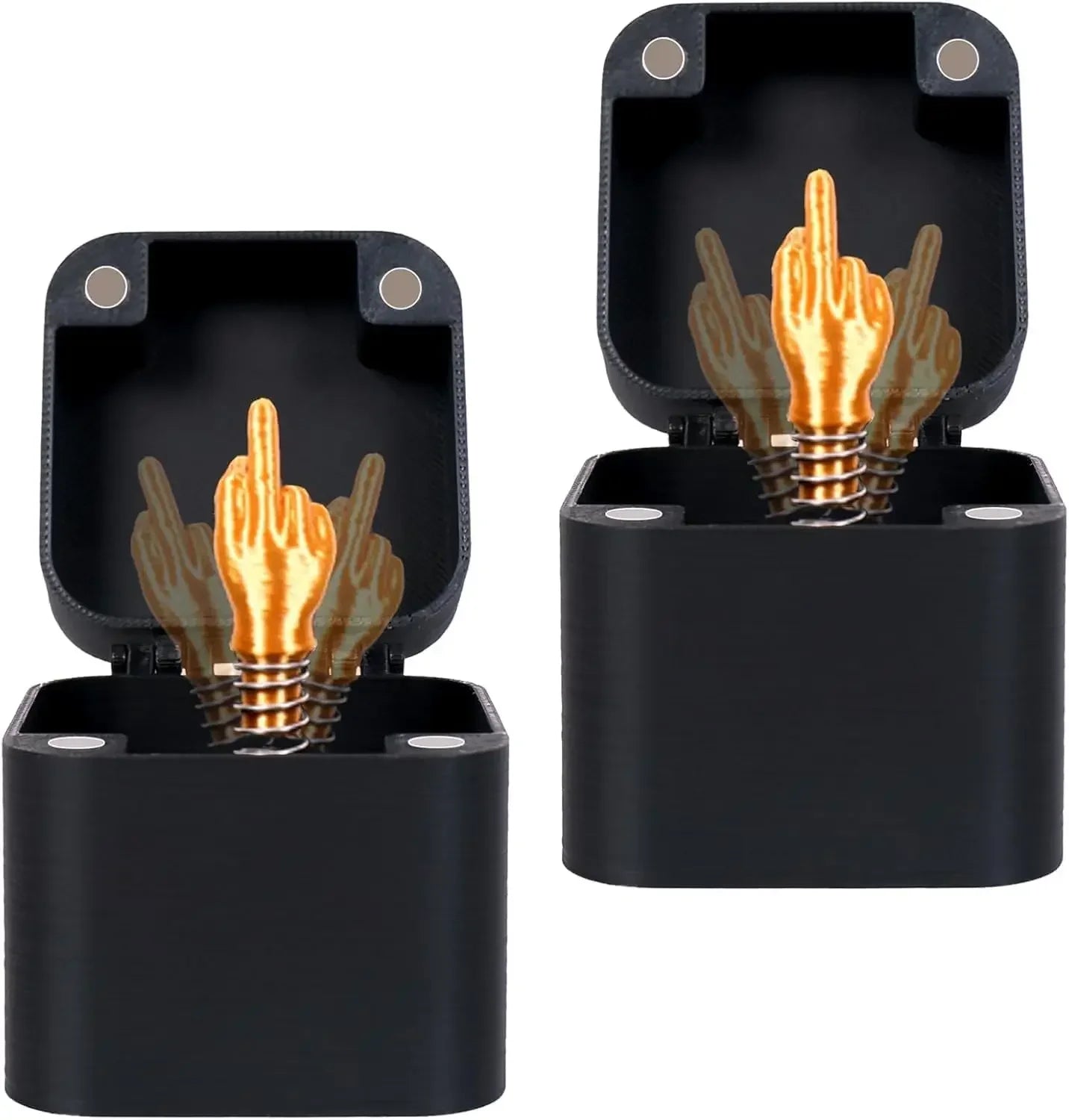 Middle Finger in A Box, Gag Gifts Christmas, Funny Gifts, White Elephont Gifts for Adults, Joke Prank Gag Quirky Gifts for Men