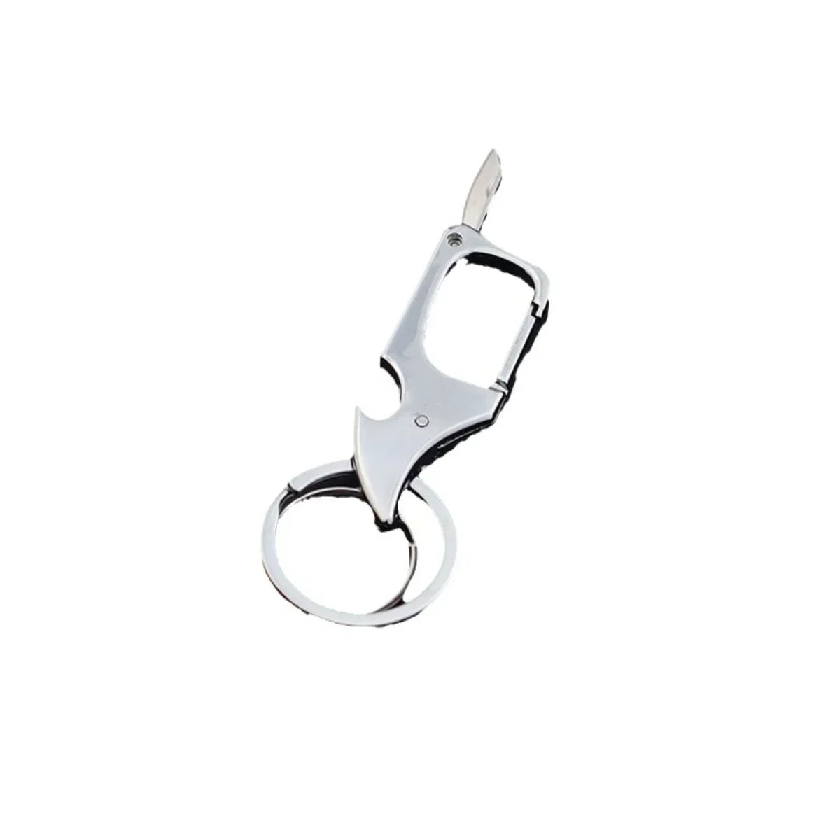 Men's Multifunctional Keychain Bottle Opener Anti-Lost Car Key Ring Creative Waist Hanging Design