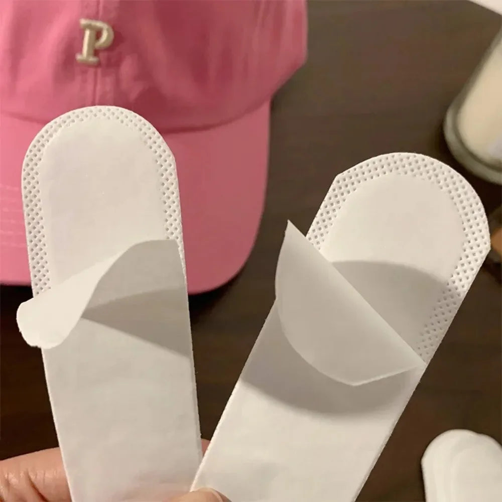 10 Pcs Invisible Hat Sweat Absorber Stickers Liner Bands Sweatband Visor Hat Size Reducer Cap Anti-dirty Strips Pads Tape