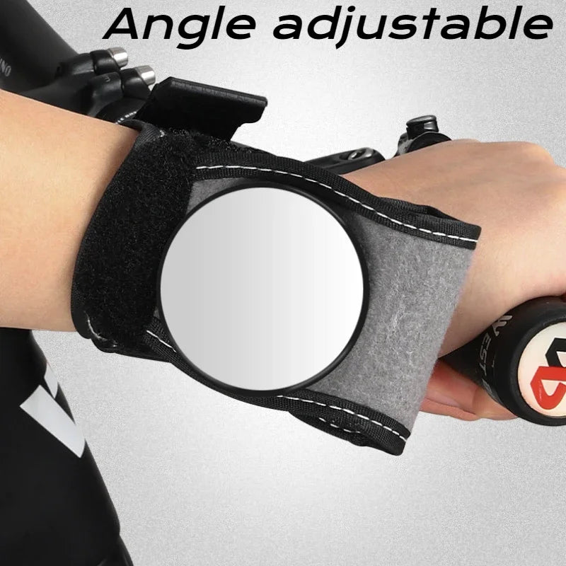 1PC Bicycle Rearview Mirror Hand-worn Rear Convex Mirror Lightweight Wrist Riding Equipment Riding Equipment Bicycle Accessories