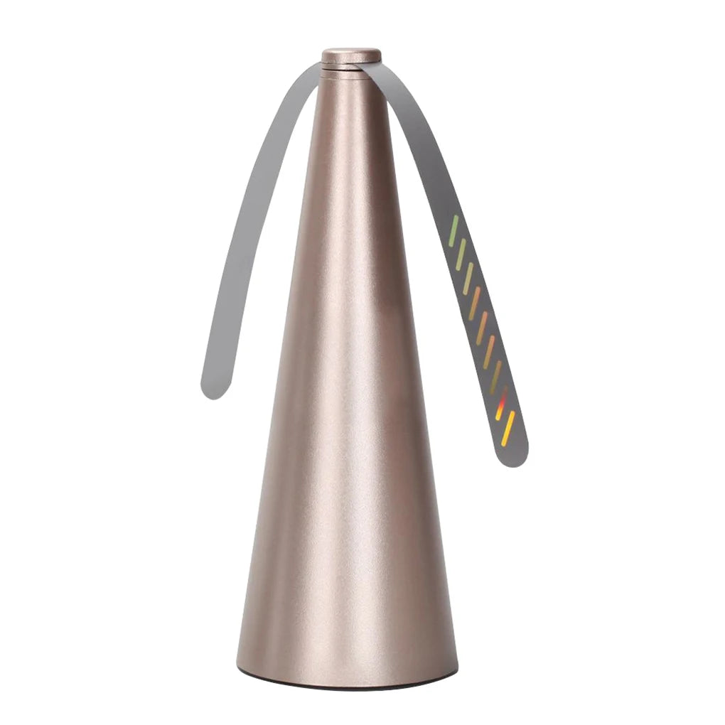 Outdoor Fly Bug Repeller Portable Pest Fan Electric Food Protector Silver