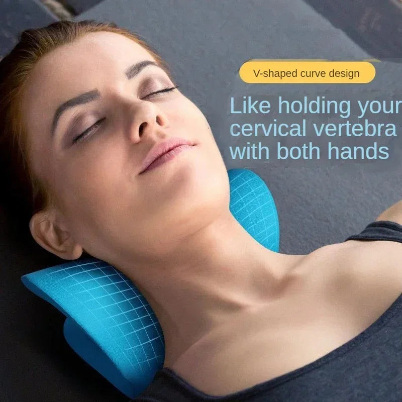 Premium Cervical Spine Massager for Neck Shoulder Relaxation - Support Correct Posture & Improve Sleep Quality
