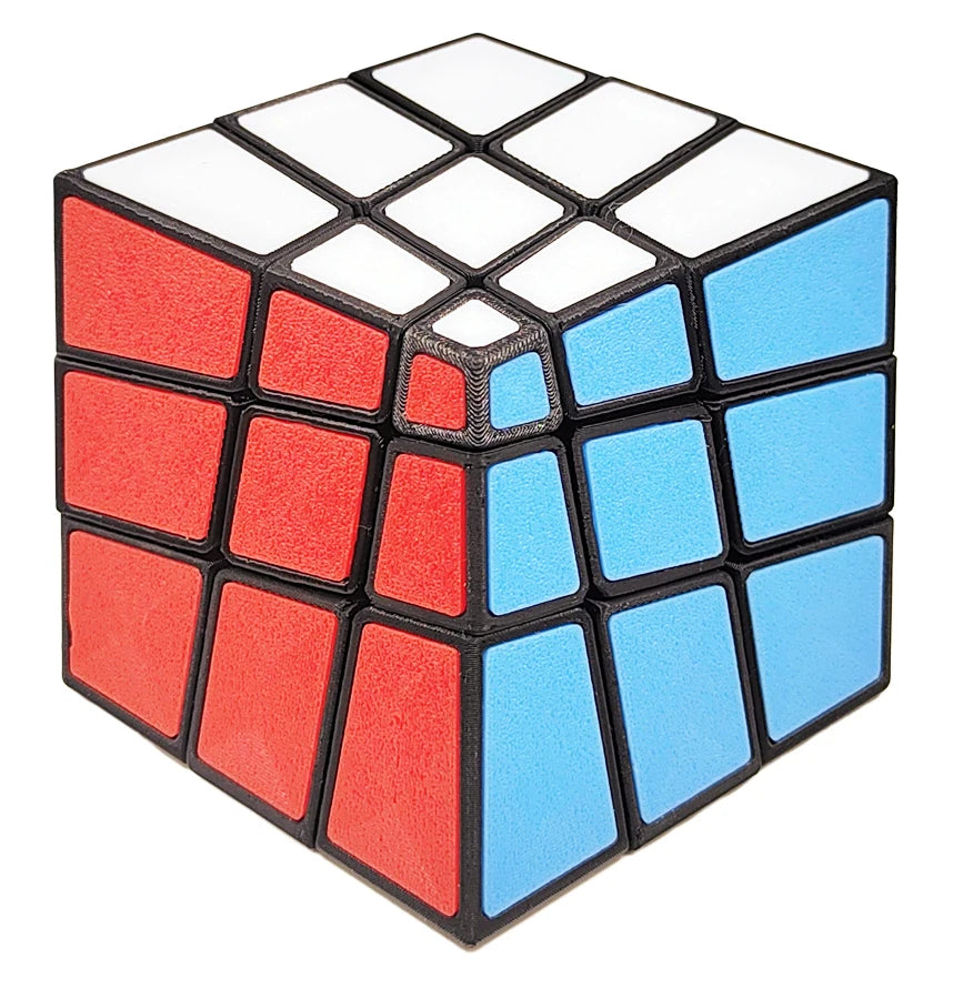 ZEPUZZLES Squished 3x3 Magic Cube Speed Cube Strange Shape Puzzle Stickerless Cube Puzzle Toys Children Gift Cubo Magico