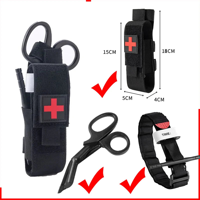 65cm/75cm/95cm Tourniquet Combat Medical Tourniquet Tactical Military Emergency With Pen First Aid Camping Equipment 1pcs
