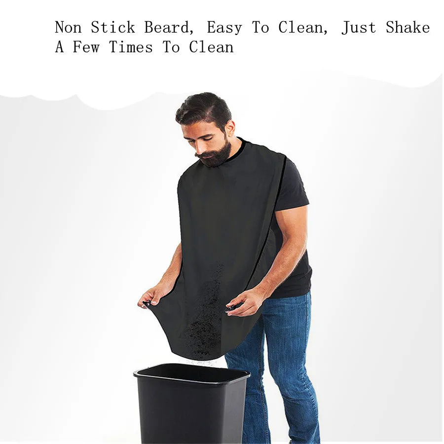 Shaving Men's Shave Beard Apron Shaving Cloth Belt Transparent Suction Cup Care Cleaning Beard Shave Apron Men's Gift