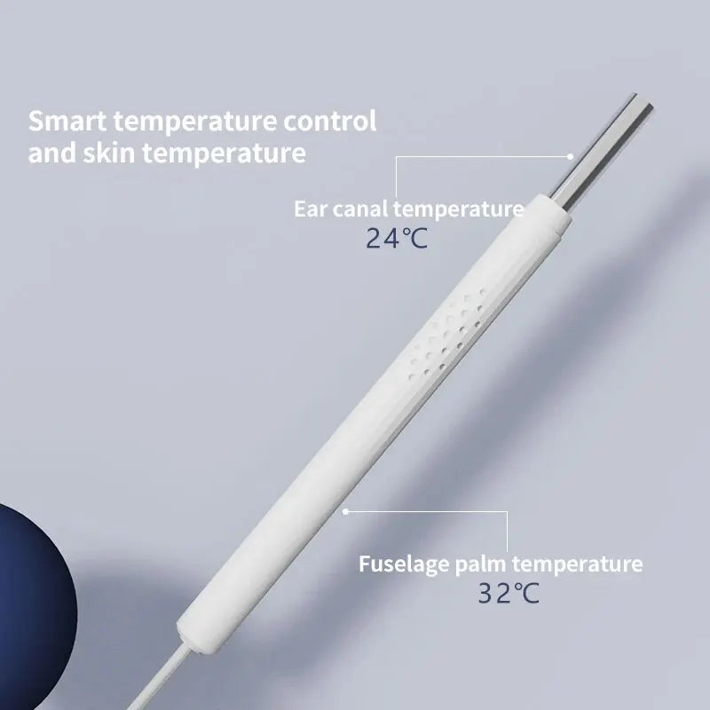 Smart Ear Cleaning Endoscope Spoon Mini Camera Ear Picker Ear Wax Removal Visual Ear Mouth Nose Otoscope Support Android PC