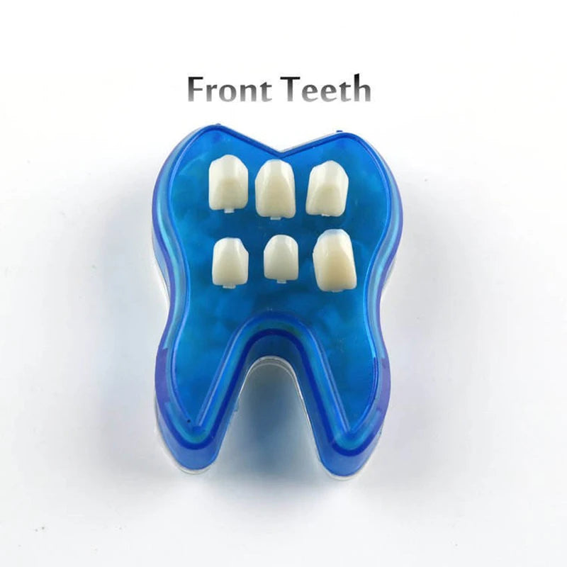 TJDent Dental Resin Temporary Crown Kit Anterior Molar Posterior Teeth Veneers Dentistry Material Tooth Whitening Tools