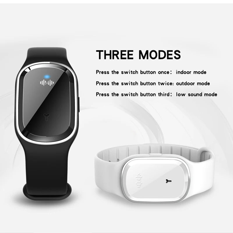 Anti-mosquito Bracelet Adjustable Mosquitoes Repeller Bracelet USB Charging Anti-mosquito Silicone Wristband For Children Adults