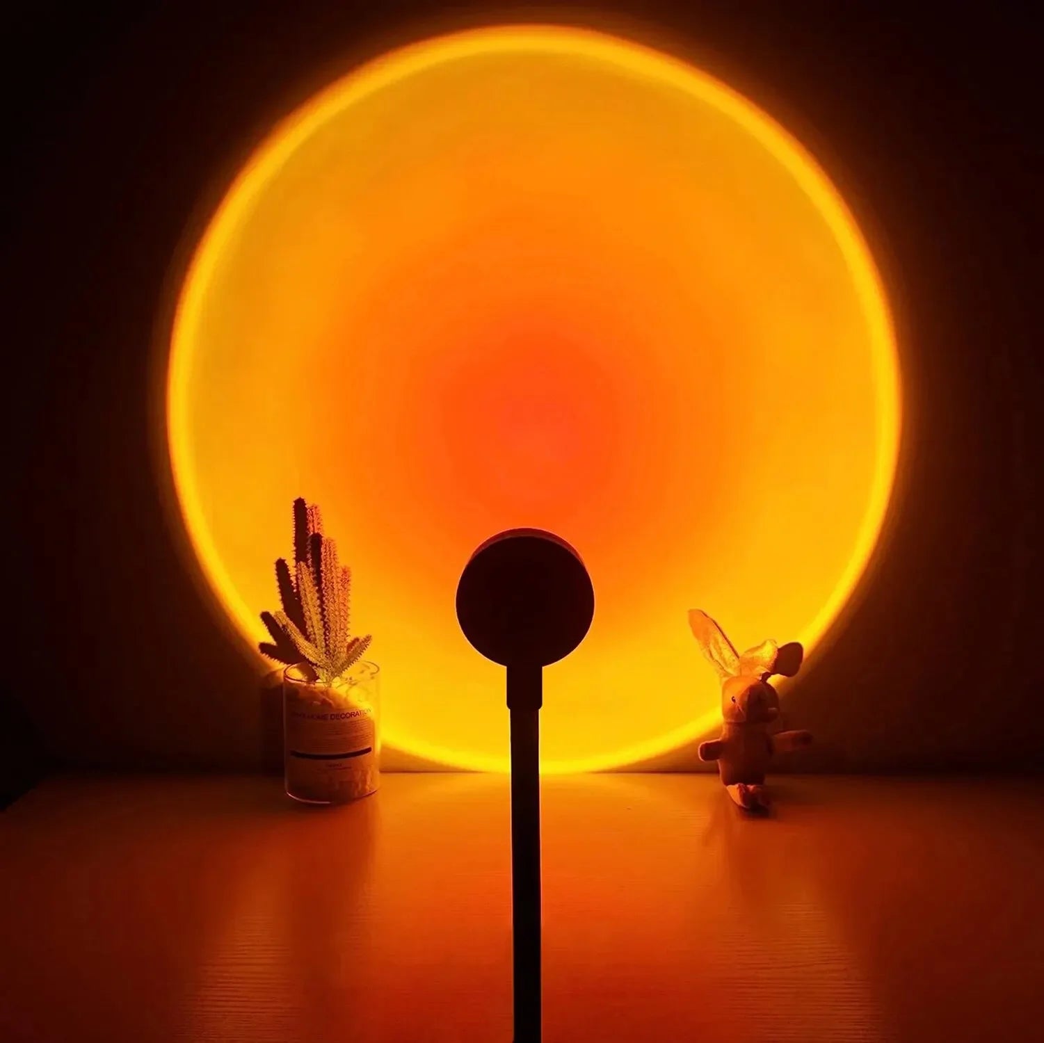 USB Sunset Sunset Ambiance Light Self Photography Light LED Rainbow Neon Night Light Projector Photography Wall Atmosphere Light