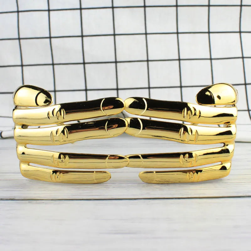 Gold Fingers Glasses Festival Points Boys  One Piece Silver Bar for Party Cosplay Extraordinary Fashion  Small Size Children's