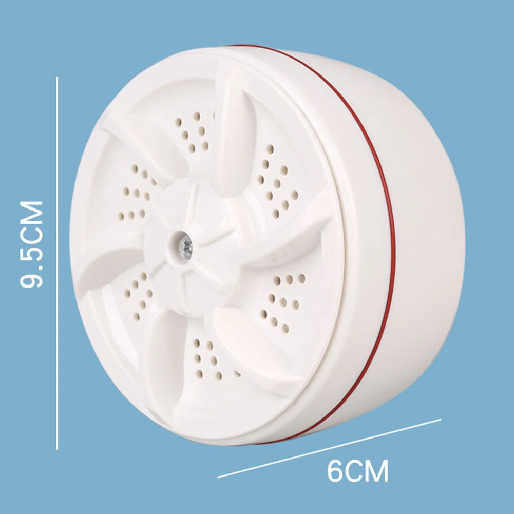 Mini Portable Washing Machine Turbocharging Lazy People Wash Socks USB White ABS Mini Portable Washing Machine Major Appliances