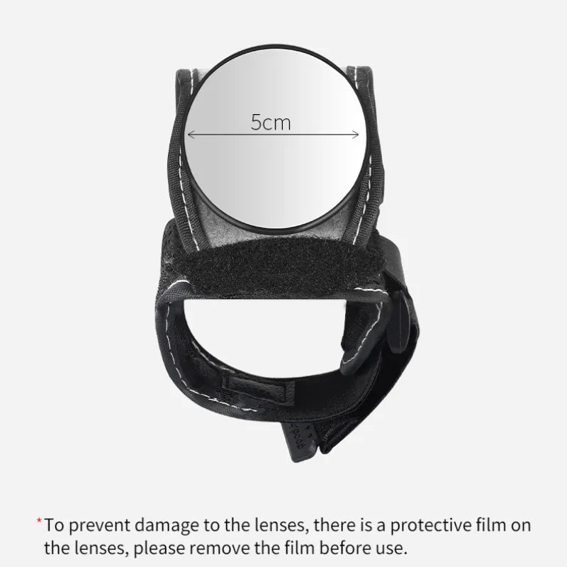 1PC Bicycle Rearview Mirror Hand-worn Rear Convex Mirror Lightweight Wrist Riding Equipment Riding Equipment Bicycle Accessories