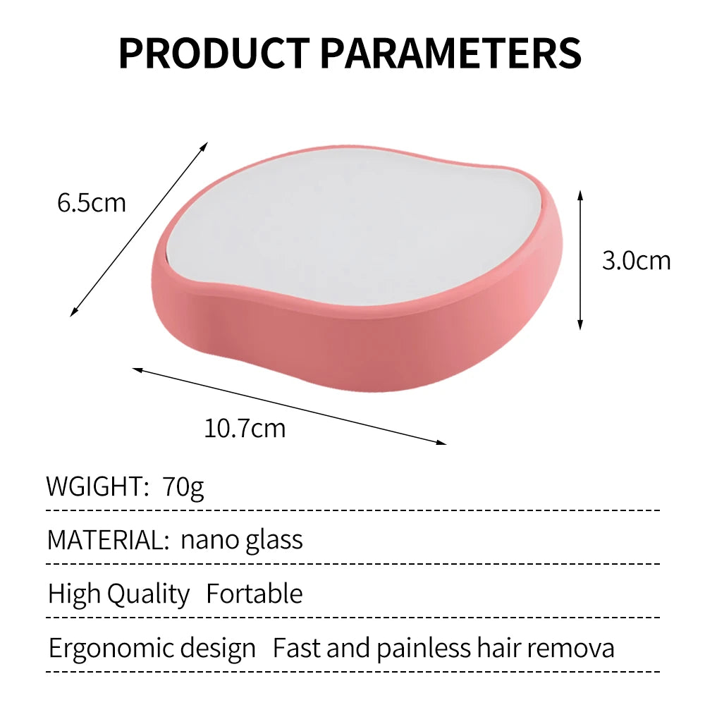 Crystal Epil Hair Removal Eraser Painless Safe Reusable Easy Clean Depilation Tool Physical Glass Hair Remov Body Beauty Eraser