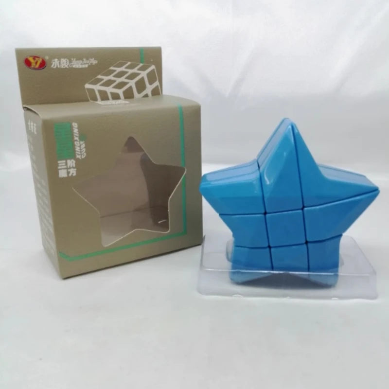 Yongjun Star Pentagram Cubes Shaped Plastic Magic Cube Educational Toys Children's Gifts Educational Toys