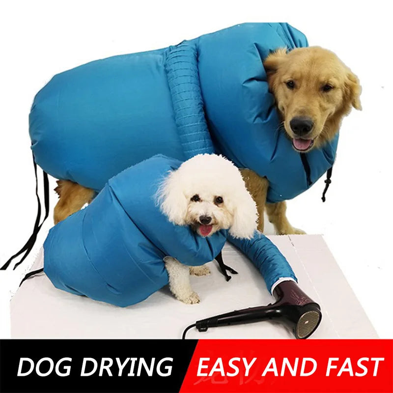 Folding Dog Dry Bag Bath Tools Dog Pet Hair Dryer Hair Dryer Cat Dry Bag Pet Cleaning Beauty Accessories