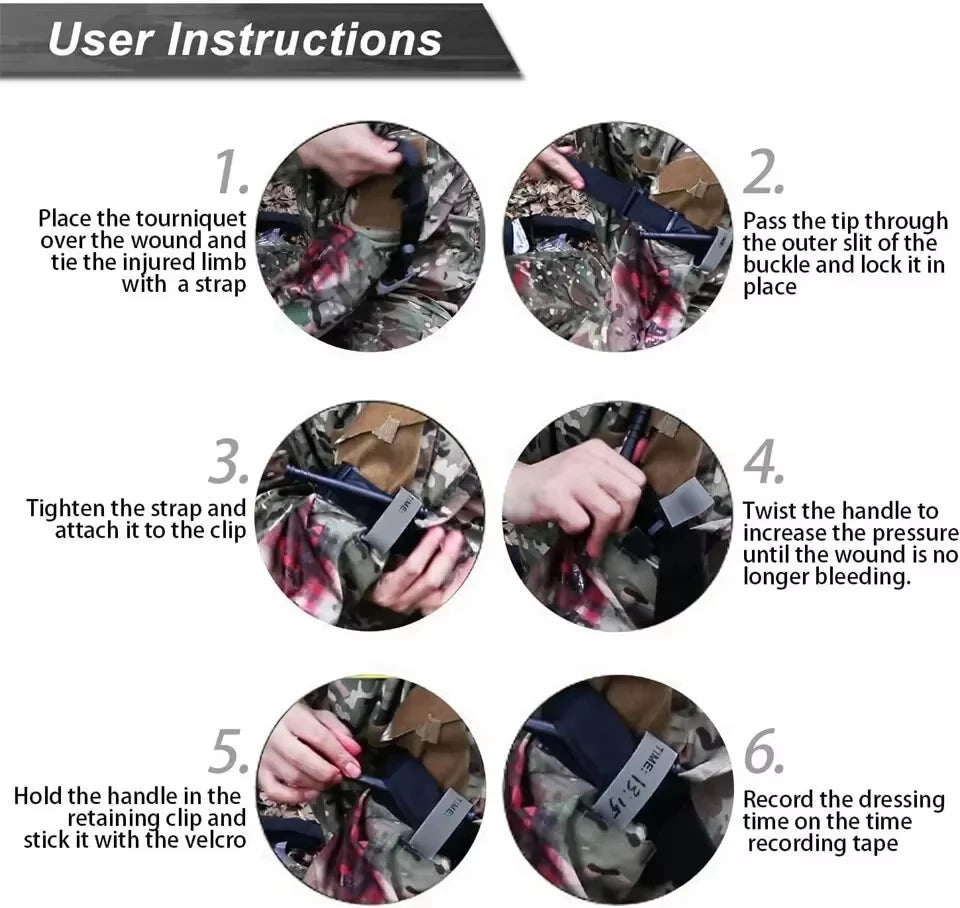 65cm/75cm/95cm Tourniquet Combat Medical Tourniquet Tactical Military Emergency With Pen First Aid Camping Equipment 1pcs