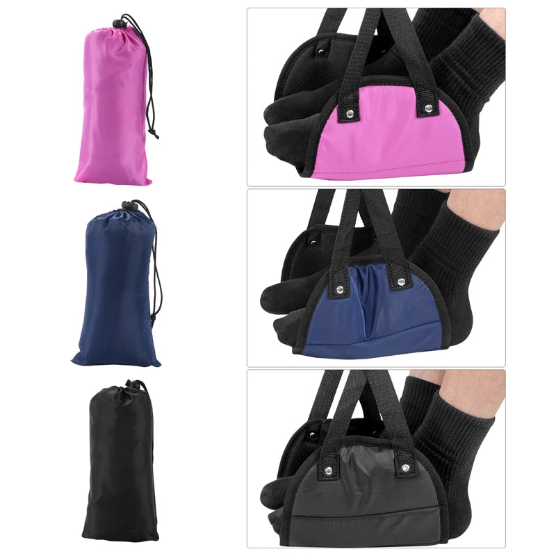 Portable Airplane Footrest,Leg Plane Travel Footrests,Foot Hammock Flight,Feet Rest Hanger for Planes,Train,Office,Car Women Men