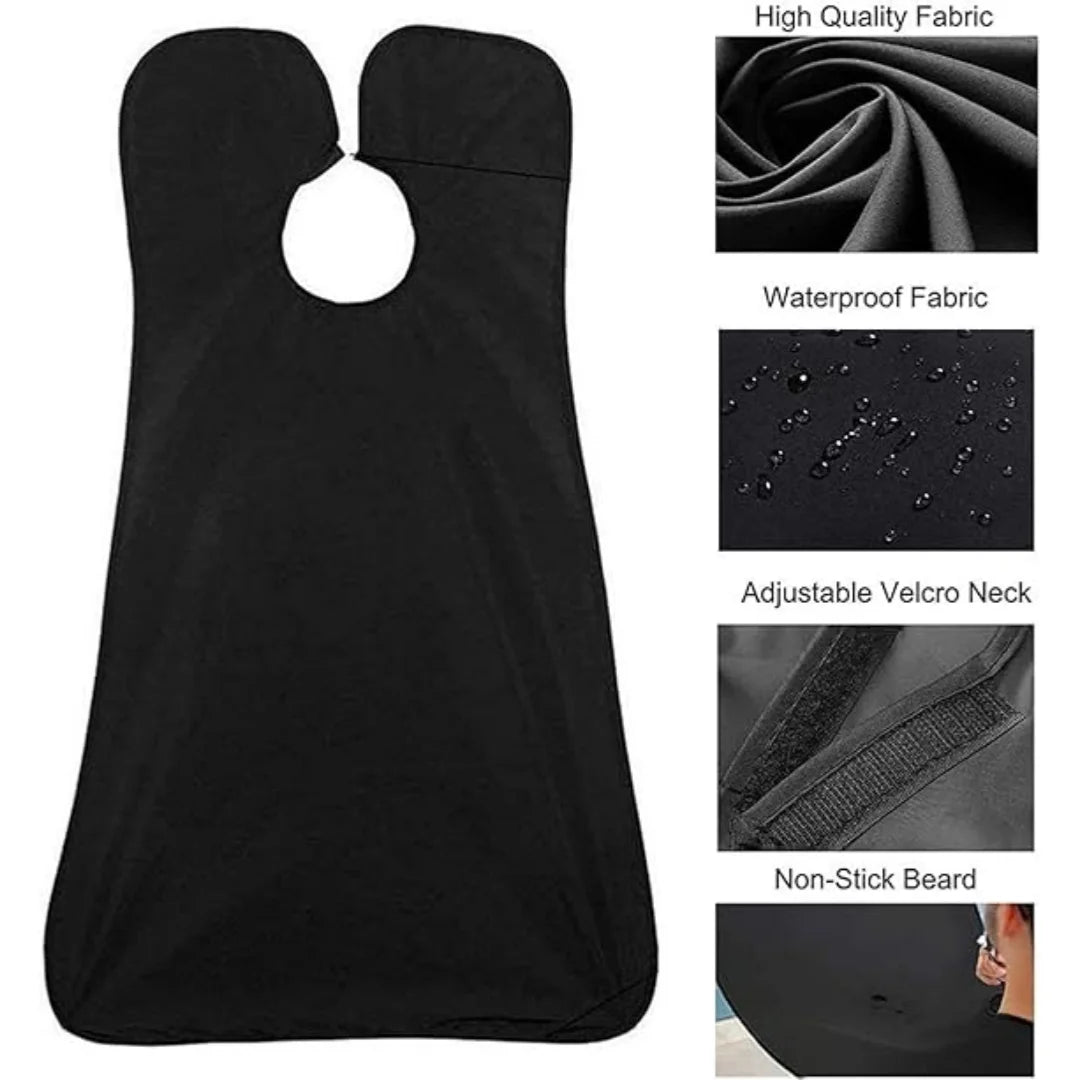 Shaving Men's Shave Beard Apron Shaving Cloth Belt Transparent Suction Cup Care Cleaning Beard Shave Apron Men's Gift